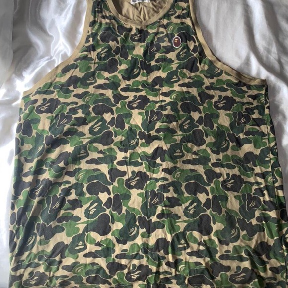 Vintage Bape a bathing ape abc camo tank top 2xl in amazing shape!
